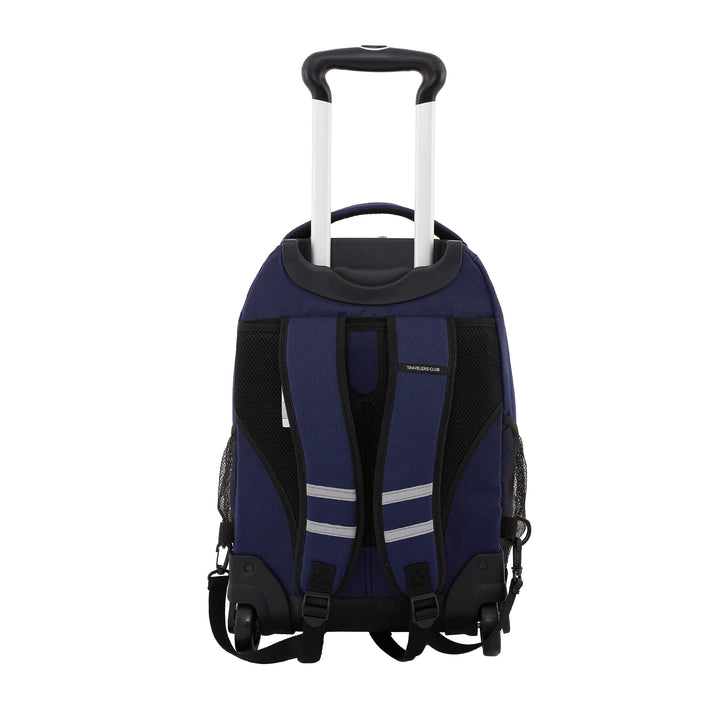 Travelers Club Rolling Backpack, Midnight Blue, 18-Inch 18 Inch