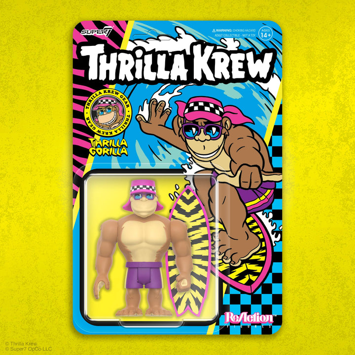 Super7 Thrilla Krew Reaction Figures Wave 02 - Thrilla Gorilla Action Figure