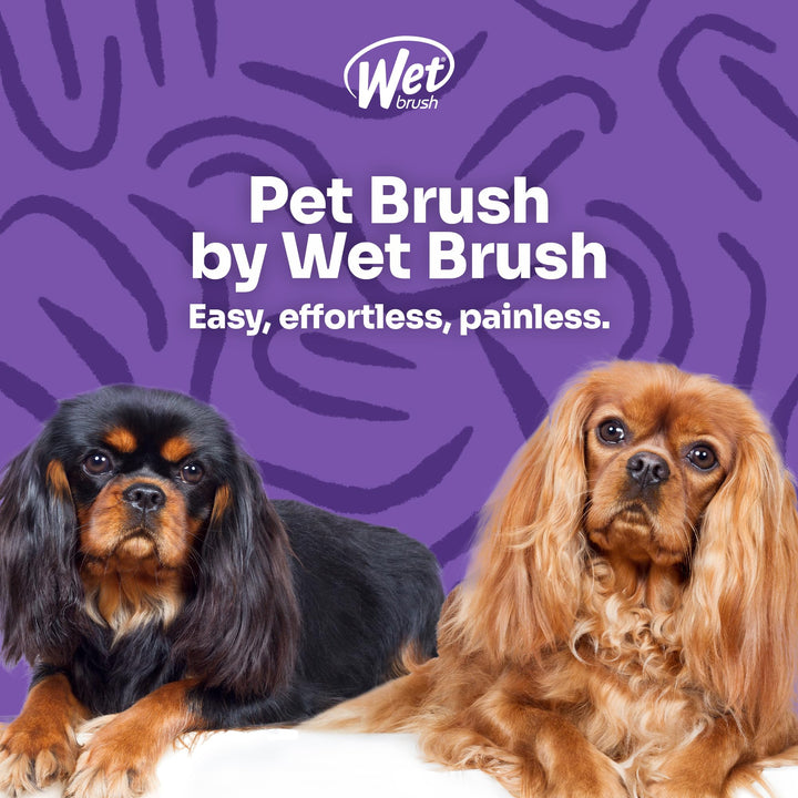 Wet Brush Pet Hair Brush, Large Dog Breed Detangler - Dog Camo, Multi - De-Shedding Comb and Dematting Tool for Grooming Long or Short Haired Dogs - Tangle-Free for Less Pulling & Tugging