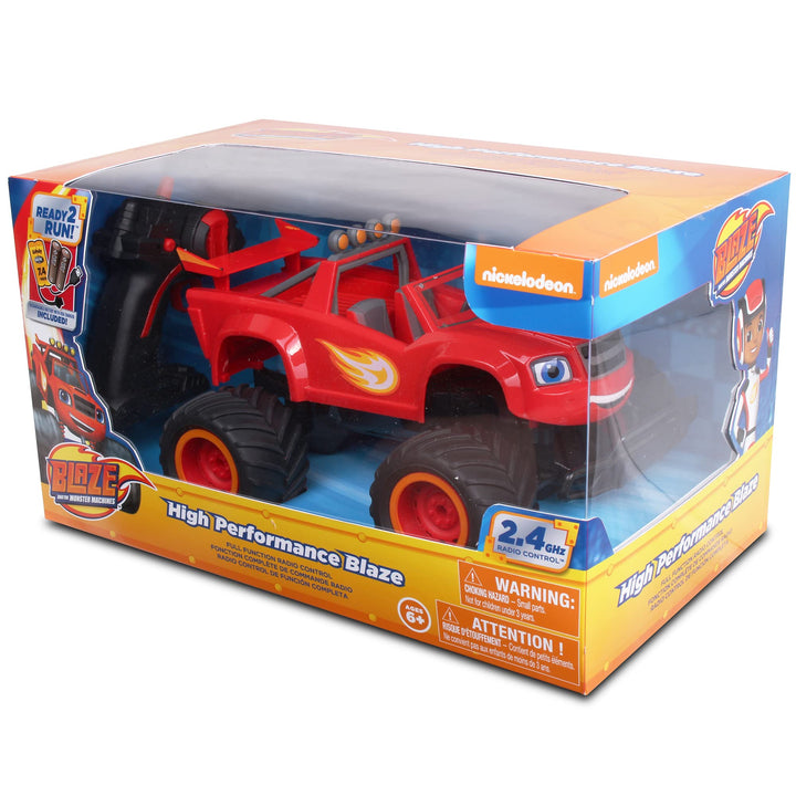 NKOK Blaze and The Monster Machines RC: High Performance Blaze - Nickelodeon, Remote Control Offroad Monster Truck