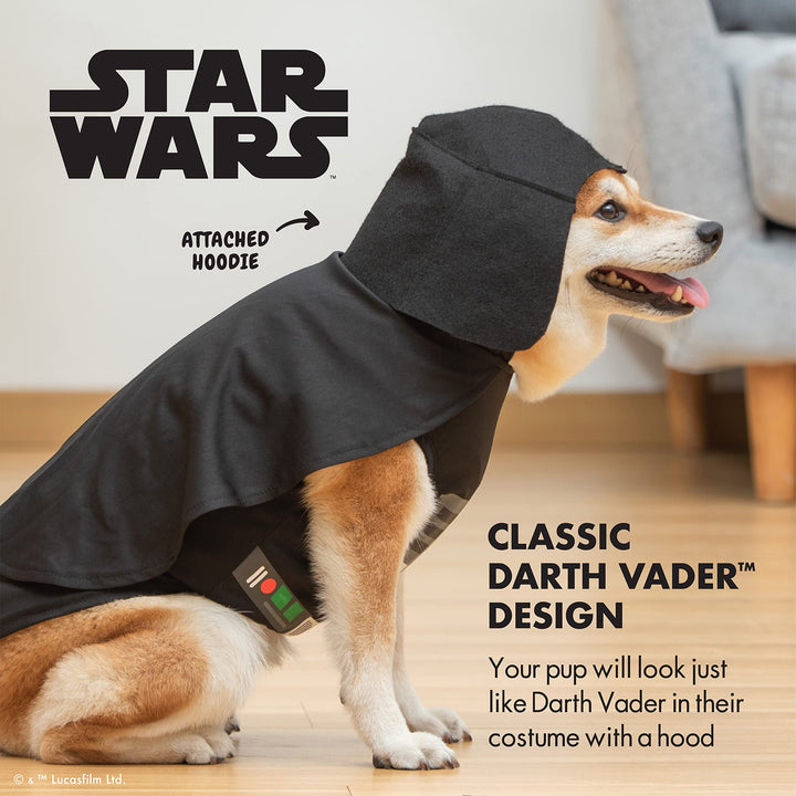 Star Wars: Darth Vader Halloween 2022 Pet Costume -X-Large - |Star Wars Halloween Costumes for Dogs, Funny Dog Costumes | Officially Licensed Star Wars Dog Halloween Costume, Black (FF14747-22) X-Large