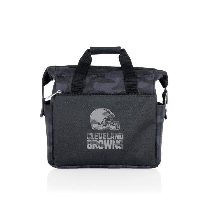 PICNIC TIME NFL On The Go Lunch Bag Cooler, Soft Cooler Lunch Box, Insulated Lunch Bag New Orleans Saints Black Camo