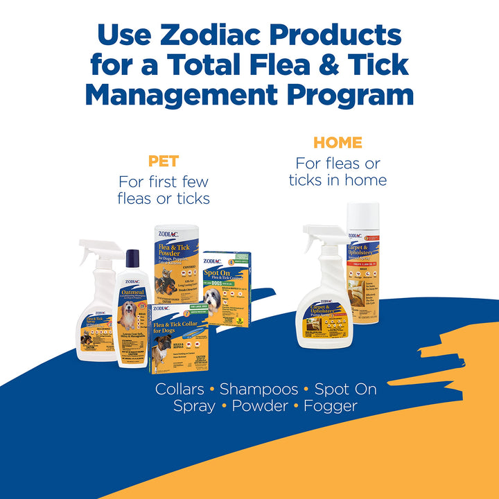 Zodiac Flea & Tick Spray for Dogs, Cats, Puppies & Kittens 16 fluid ounces