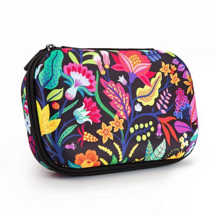 ZIPIT Flowers Pencil Box for Girls | Pencil Case for School | Organizer Pencil Bag | Large Capacity Pencil Pouch