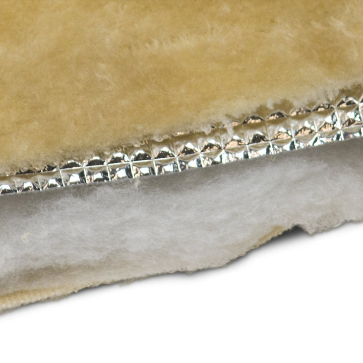 Furhaven ThermaNAP Self-Warming Cat Bed for Indoor Cats & Small Dogs, Washable & Reflects Body Heat - Quilted Faux Fur Reflective Bed Mat - Cream, Small