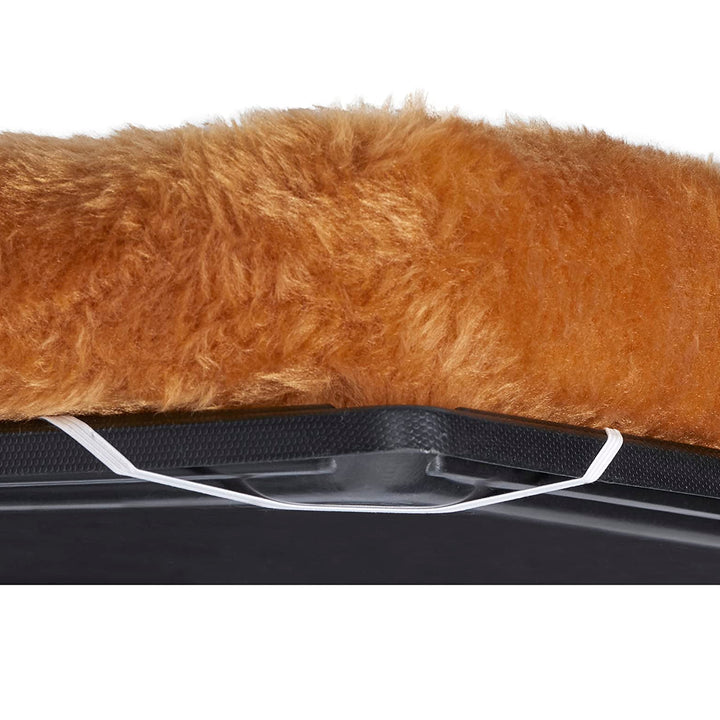 MidWest Homes for Pets Dog Bed 22L-Inch White Cinnamon Dog Bed or Cat Bed w/ Comfortable Bolster | Ideal for XS Dog Breeds & Fits a 22-Inch Crate | Easy Maintenance Machine Wash & Dry