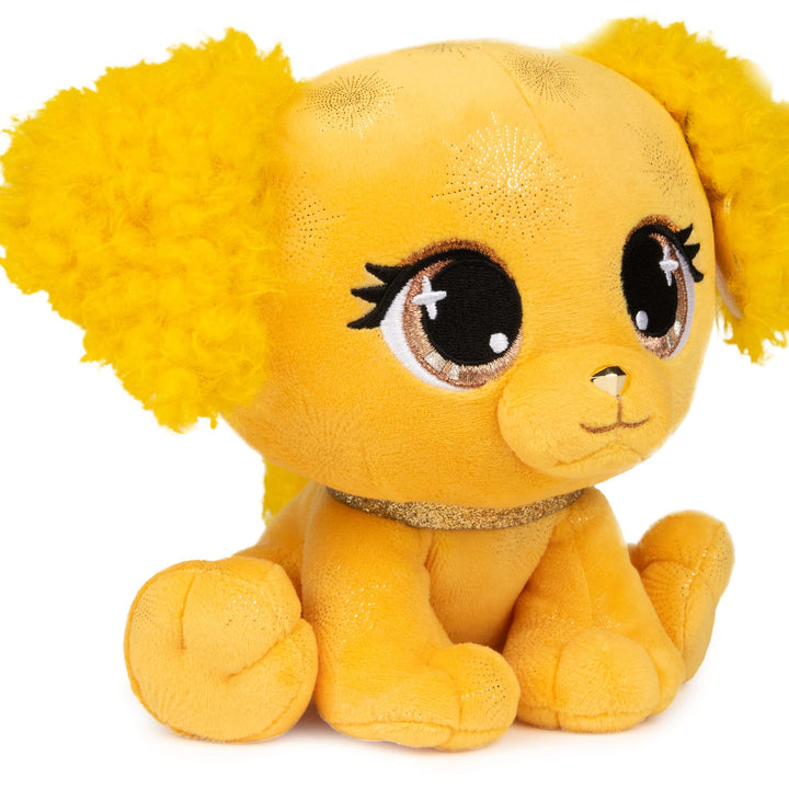 GUND P.Lushes Pets Gem Stars Collection, Samara Sunrise Puppy Stuffed Animal, Yellow/Gold, 6”