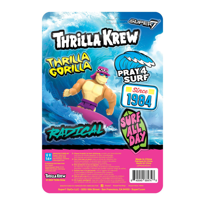 Super7 Thrilla Krew Reaction Figures Wave 02 - Thrilla Gorilla Action Figure