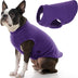 Gooby Stretch Fleece Vest Dog Sweater - Violet, X-Large - Warm Pullover Fleece Dog Jacket - Winter Dog Clothes for Small Dogs Boy or Girl - Dog Sweaters for Small Dogs to Dog Sweaters for Large Dogs X-Large Length (16.5")