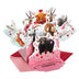 Hallmark Funny Pop Up Valentines Day Card for Husband, Wife, Boyfriend, Girlfriend (Horny Animals) Pop Up, Horny Animals