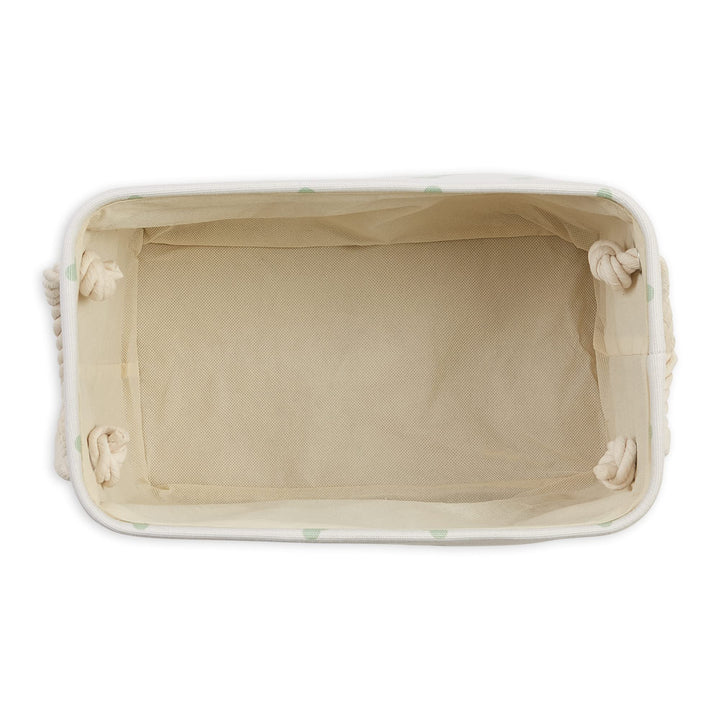 Bone Dry Pet Storage Collection Paw and Bone Print, Small Rectangle, Mint Small Rectangle, 14x8x9"