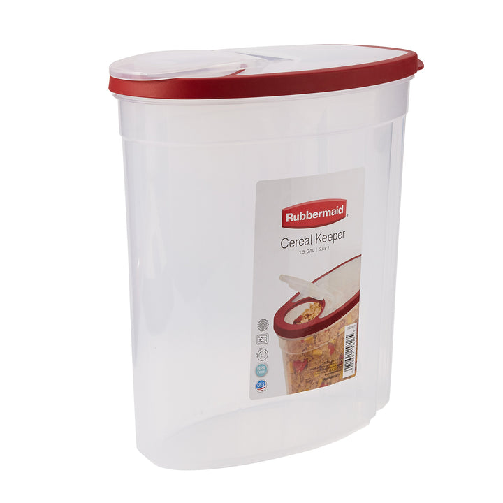 Rubbermaid Cereal Keeper Container, 1.5-Gallon 24-cup