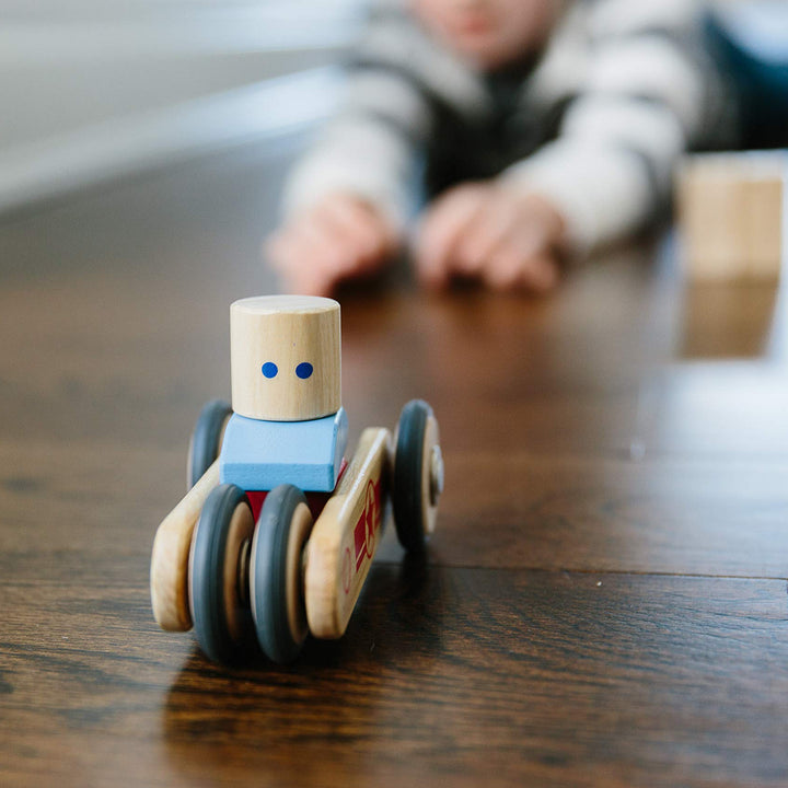 4 Pack Tegu Magnetic Wooden Wheels