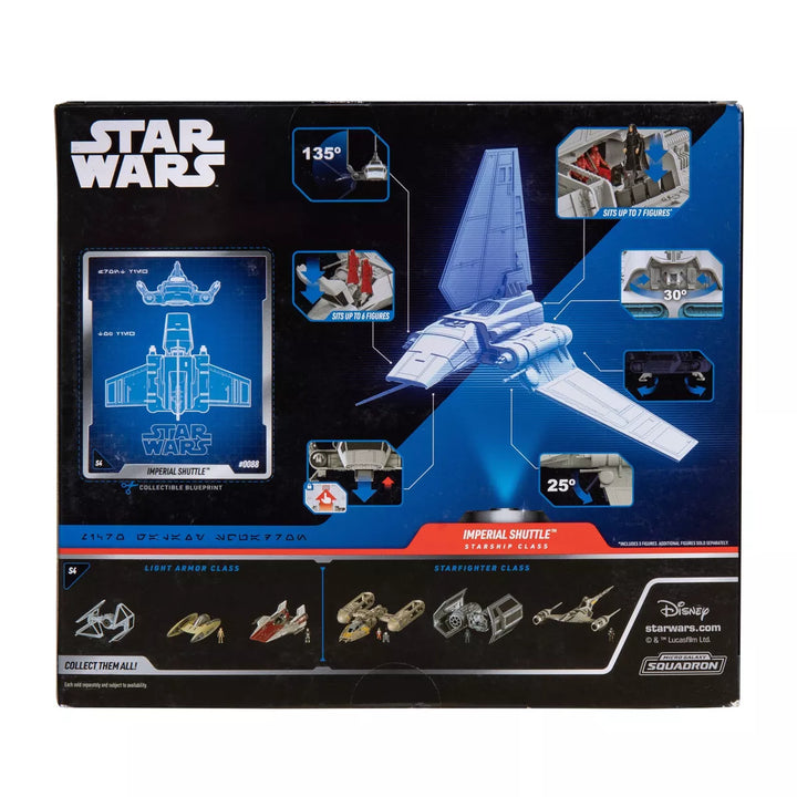 Star Wars Micro Galaxy Squadron Imperial Shuttle with 3Pk Mini Figure Set