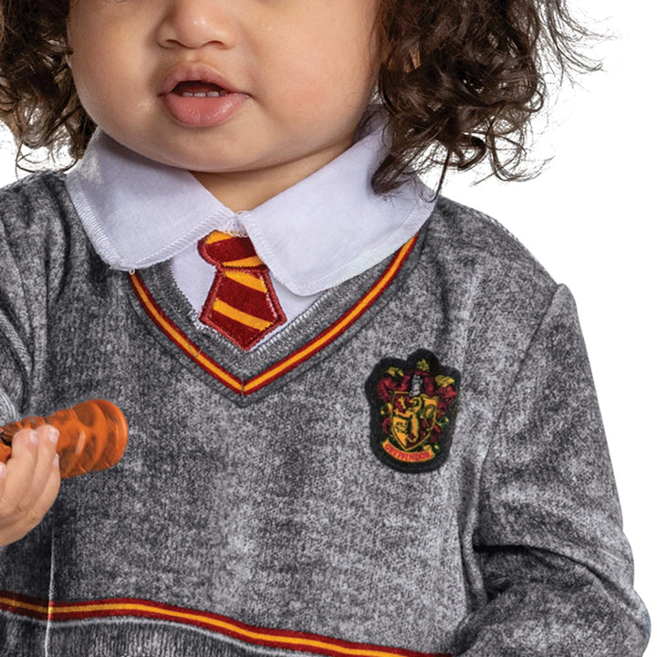 Disguise Infant Gryffindor Hermione Posh Infant Costume, Official Wizarding World Harry Potter Halloween Costumes for Babies (12-18 mths)