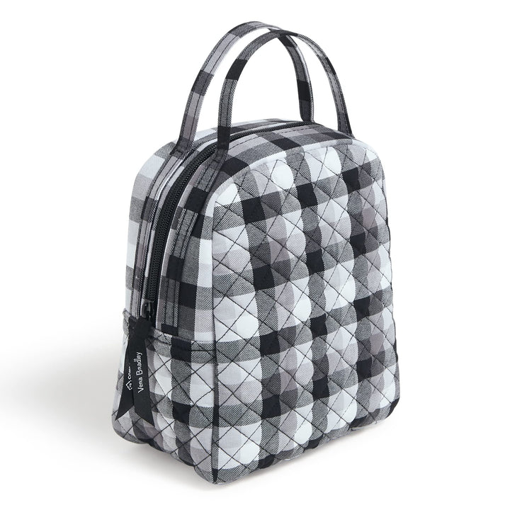 Vera Bradley Women's Cotton Lunch Bunch Lunch Bag Kingbird Plaid One Size