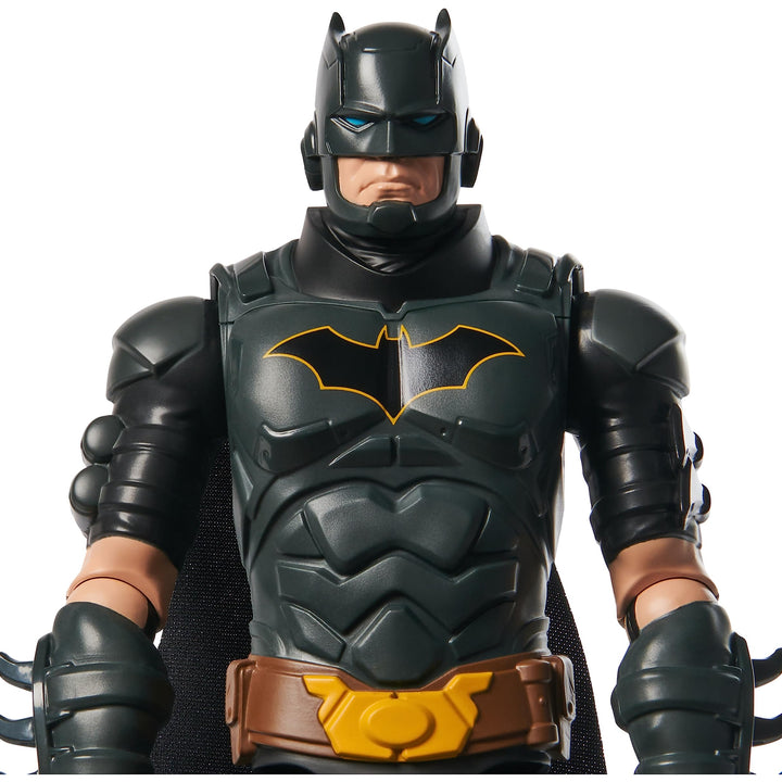 DC Comics, Batman Action Figure, 12-inch, Kids Toys for Boys and Girls, Ages 3+ Batman (Dark Gray)