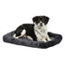 MidWest Homes for Pets Bolster Dog Bed 24L-Inch Gray Dog Bed or Cat Bed w/ Comfortable Bolster | Ideal for Small Dog Breeds & Fits a 24-Inch Dog Crate | Easy Maintenance Machine Wash & Dry Grey