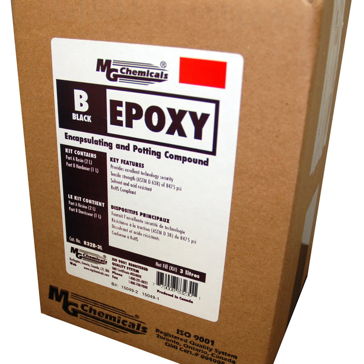 MG Chemicals - 832B-3L Black Epoxy Encapsulating and Potting Compound 0.67 gallon kit