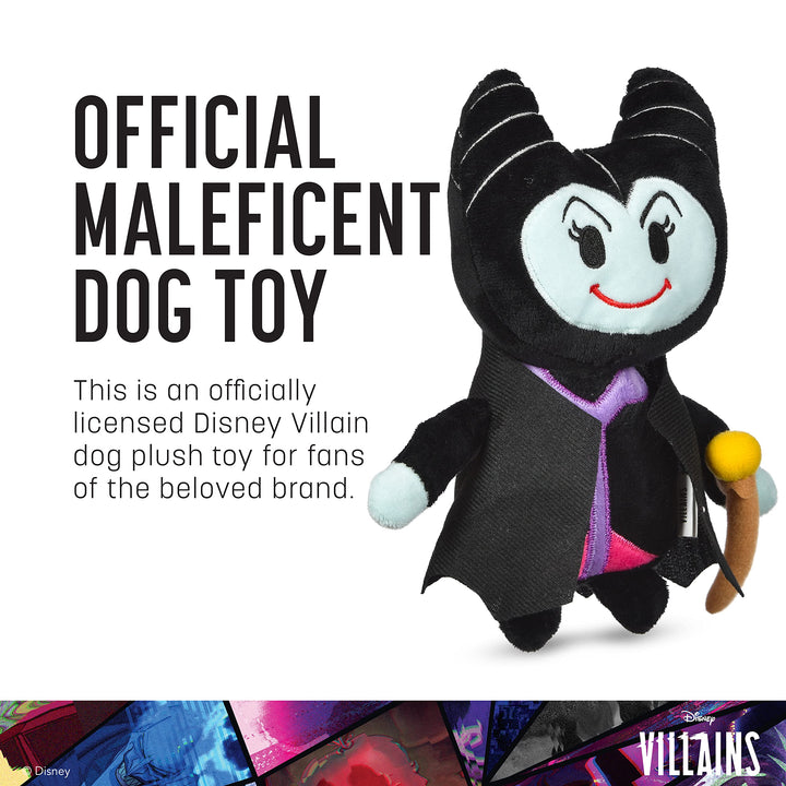 Disney for Pets Disney Villains Maleficent 9'' Plush Toy for Dogs | Maleficent Plush Dog Toy | Disney Movie Toys for All Dogs, Official Dog Toy Product of Disney 9 Inch