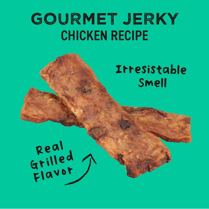 Cloudstar Wag More K.C. BBQ Chicken Jerky 10 Ounce Kansas City BBQ Chicken