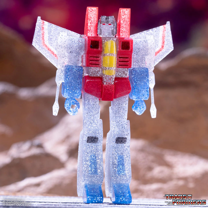 Super7 Transformers Reaction Figures Wave 08 - Ghost of Starscream (Translucent Glitter) Action Figure