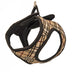 RC Pet Products Cirque Soft Walking Step-in Dog Harness, Medium, Tan Tartan