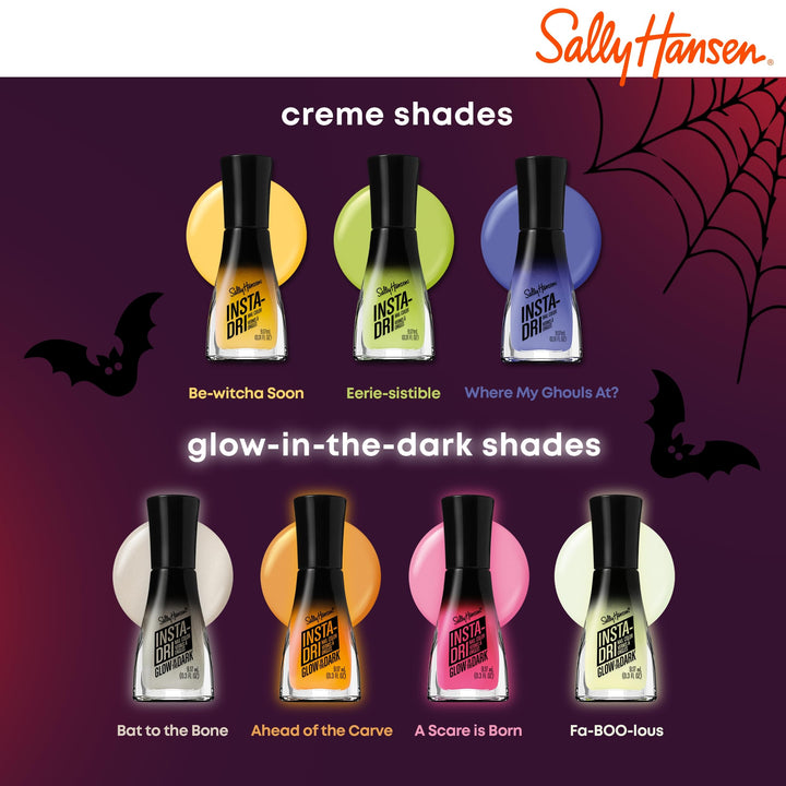 Sally Hansen Insta-Dri Nail Polish - Halloween Collection, Where My Ghouls At? - 0.31 fl oz 730 - Where My Ghouls At? 0.31 Fl Oz (Pack of 1)