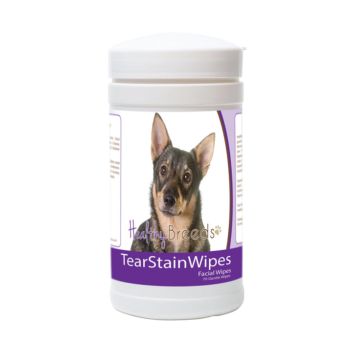 Healthy Breeds Swedish Vallhund Tear Stain Wipes 70 Count