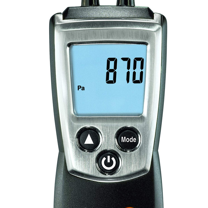 testo 510 Digital Manometer I Dual-Port Differential Pressure Meter for air Conditioning Systems and Ventilation ducts