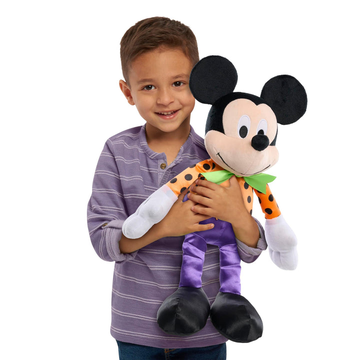 Disney 19-inch Large Halloween Plush Stuffed Animal – Mickey Mouse, Super-Soft and Huggable