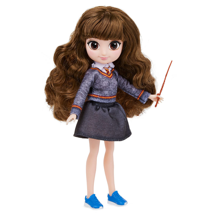 Wizarding World Harry Potter, 8-inch Brilliant Hermione Granger Doll Gift Set with 5 Accessories and 2 Outfits, Kids Toys for Ages 6 and up