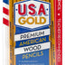 Write Dudes USA Gold Premium Cedar No. 2 Pre-Sharpened Pencils 12-Count (DDR56) 12 Count (Pack of 1)