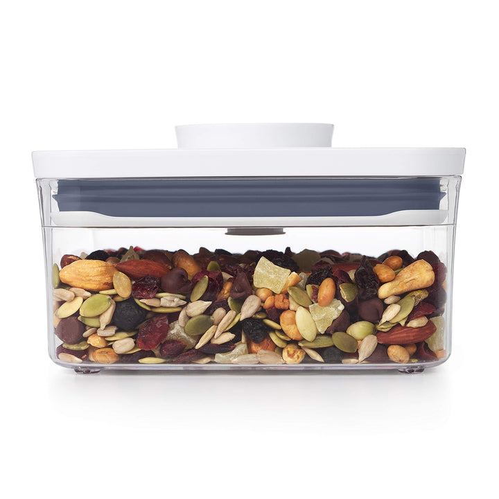 OXO Good Grips POP Container - Airtight Food Storage - Big Square Mini 1.1 Qt Ideal for tea bags, baking supplies, nuts or snacks 1.1 Qt - Square - Nuts