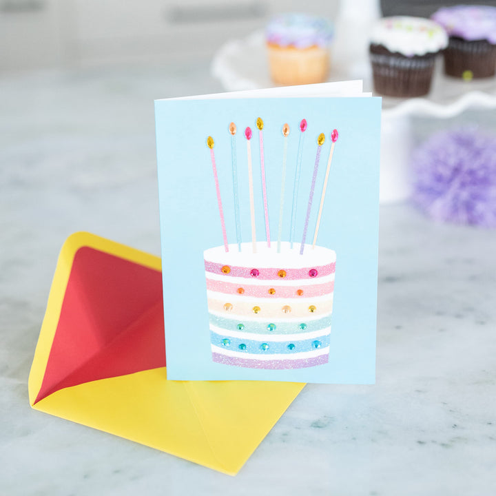 Papyrus Birthday Card (It's Your Day) Rainbow Cake