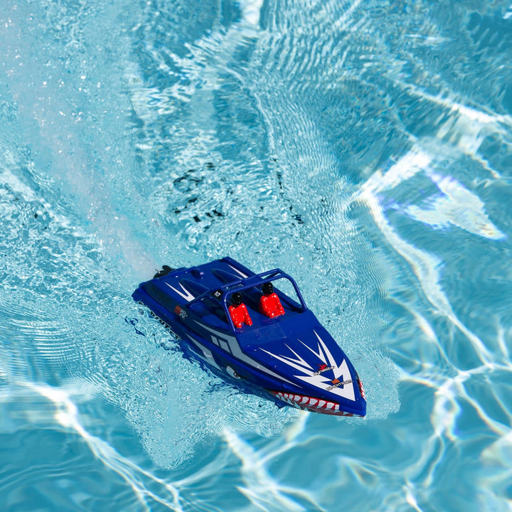 Pro Boat Sprintjet 9" Self-Righting Deep-V Jet Boat Brushed RTR Ready to Run Blue PRB08045T2