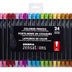 Zensations Mechanical Colored Pencils, 2.0mm Point Size, Assorted Colored Lead, 24-Count 24 Count (Pack of 1)