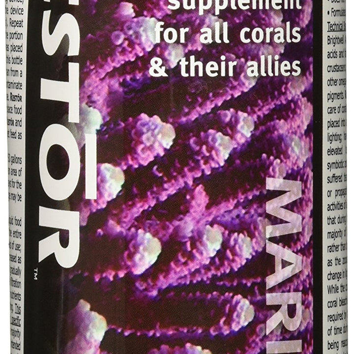 Brightwell Aquatics Restor - Liquid Coral Tissue Nutritional Supplement for Growth 500-ml