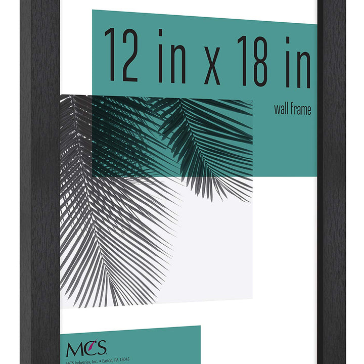 MCS Studio Gallery 20x27 Poster Frame Black Woodgrain, Vertical & Horizontal Wall Hanging Large Picture Frame for Photos, Posters & Art Prints (1-Pack) 1-Pack 20x27 - Select