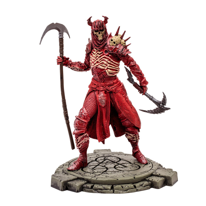 McFarlane Toys - Diablo IV Rend Barbarian and Blood Necromancer 2pk Gold Label 1:12 Scale Posed Figures, Gold Label,  Exclusive