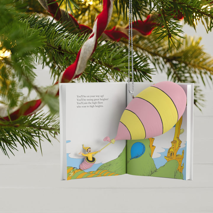 Hallmark Keepsake Christmas Ornament, Dr. Seuss's Oh, The Places You'll Go! Book, Gifts for Dr. Seuss Fans Oh, The Places You'll Go!