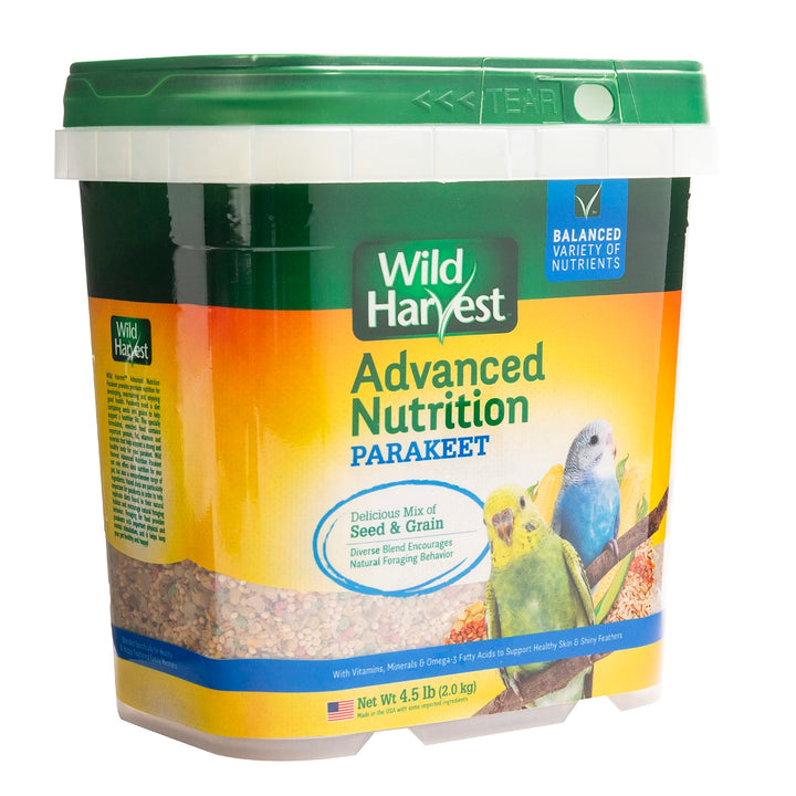 Wild Harvest WH-83540 Wild Harvest Advanced Nutrition Diet for Nutrition Diet for Parakeets, 4.5-Pound