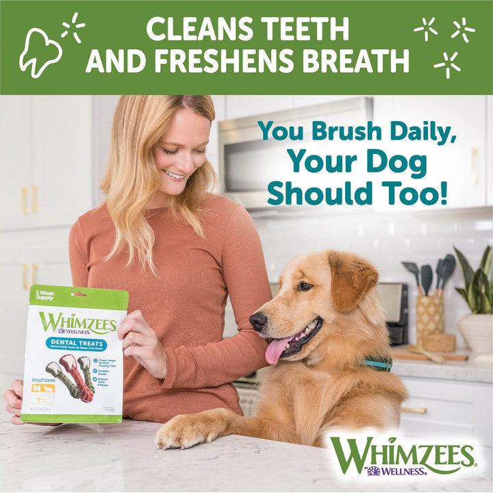 WHIMZEES by Wellness Value Box Natural Dental Chews for Dogs, Long Lasting Treats, Grain-Free, Freshens Breath, Small Breed, 89 count Dental Small 2.9 Pound (Pack of 1)