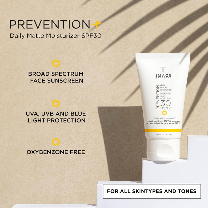 IMAGE Skincare, PREVENTION+ Daily Matte Moisturizer SPF 30 1.5 Ounce (Pack of 1)