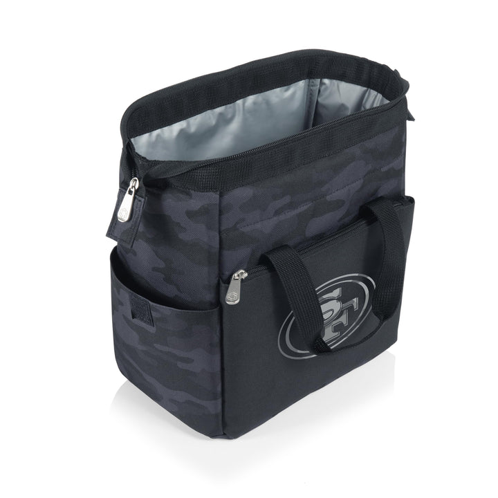 PICNIC TIME NFL On The Go Lunch Bag Cooler, Soft Cooler Lunch Box, Insulated Lunch Bag Las Vegas Raiders Black Camo