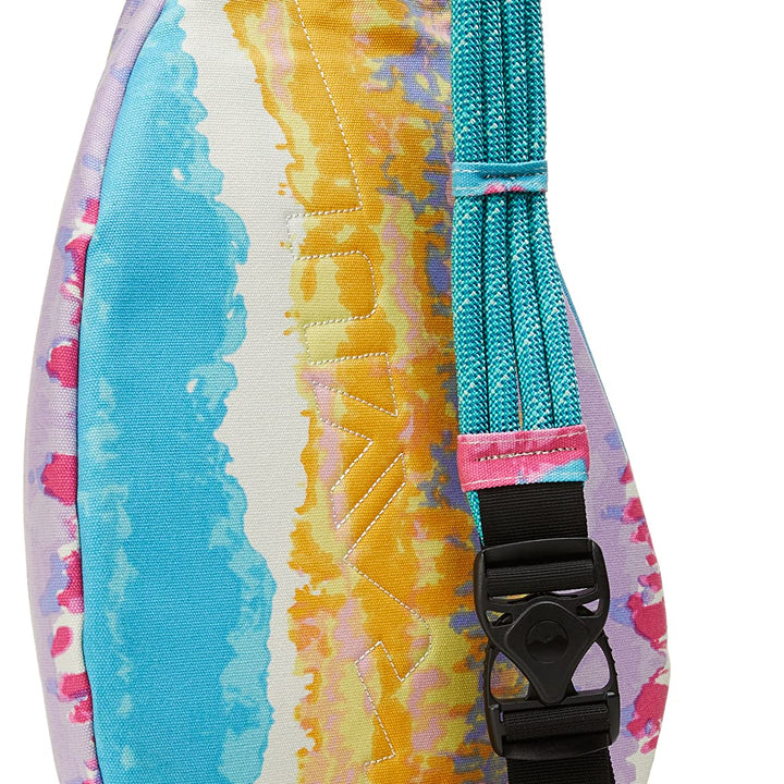 KAVU Original Rope Bag Sling Pack with Adjustable Rope Shoulder Strap Beach Doodle