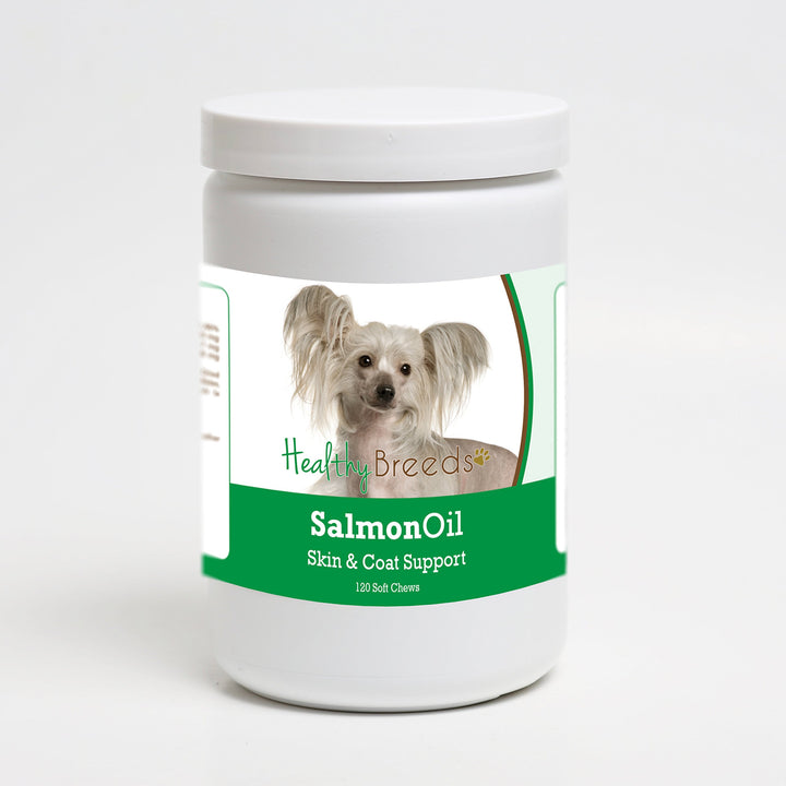 Healthy Breeds Chinese Crested Salmon Oil Soft Chews 120 Count