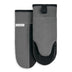 KitchenAid Beacon Two-Tone Non-Slip Oven Mitt Set, Contour Silver/Onyx Black, 5.75"x13", 2 Piece 5.75"x13"