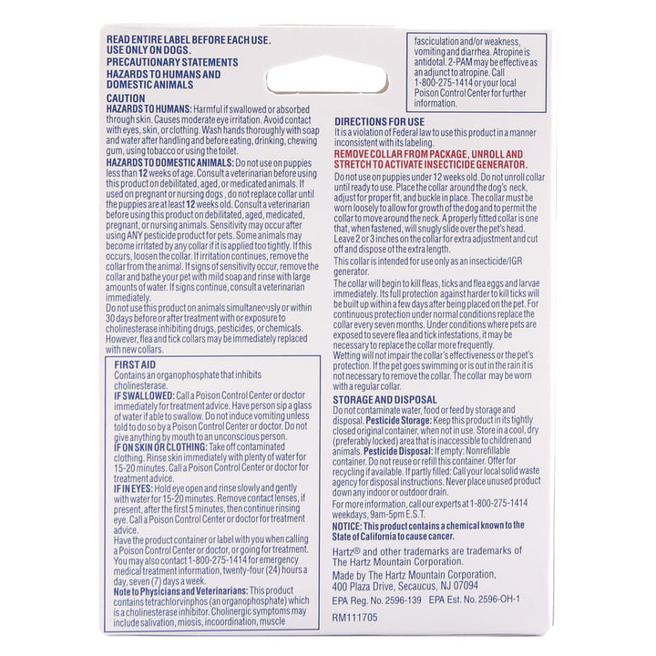 Hartz UltraGuard Pro Reflective Flea & Tick Collar for Dogs and Puppies, 7 Month Flea and Tick Prevention Per Collar, 1 Count