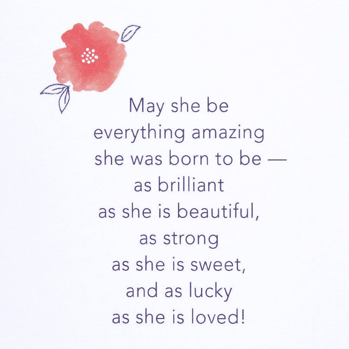 American Greetings Baby Girl Card (She Is Loved) She Is Loved